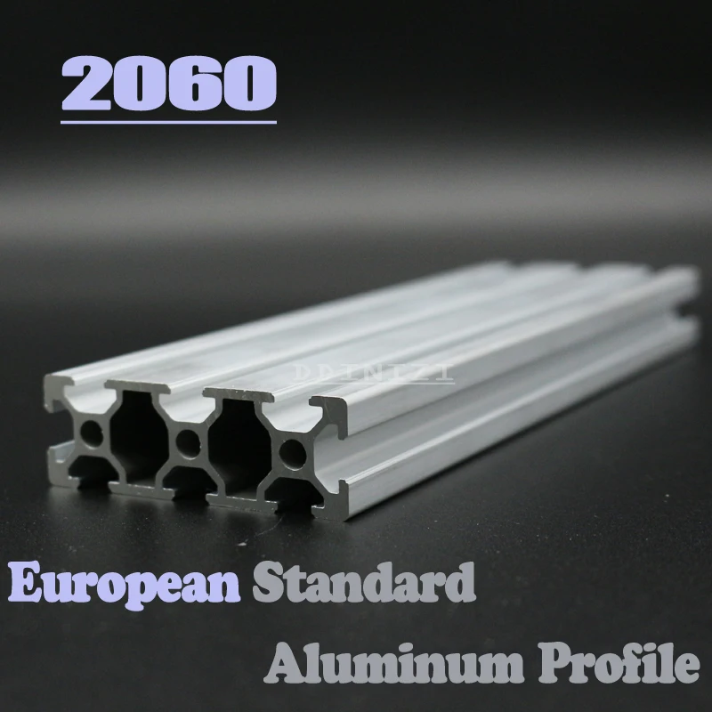 

2060 European Standard Anodized Linear Rail Aluminum Profile Extrusion 2060 for DIY 3D printer CNC Corner Brackets