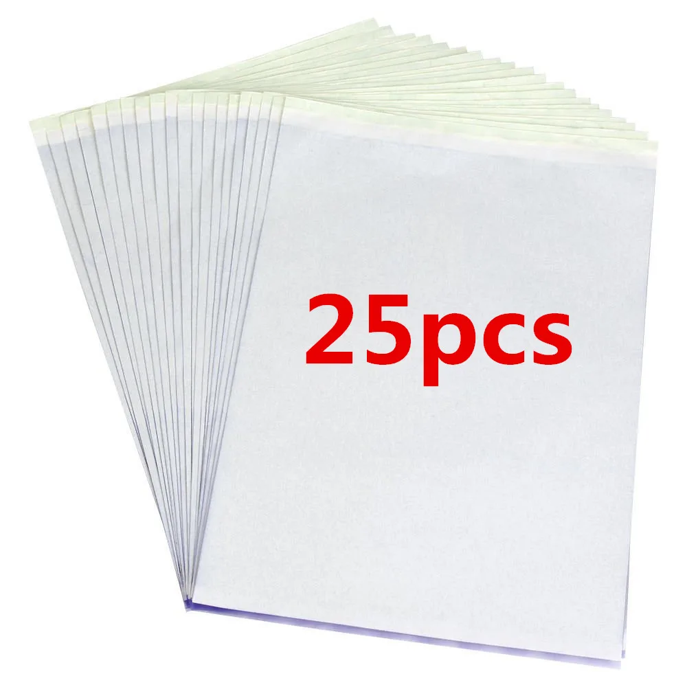 25 шт термо трафарет переводная бумага для татуировки|paper pool|paper caketransfer decal paper |