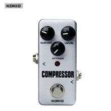 Guitar Parts & Accessories KOKKO FCP2 Mini Compressor Pedal Portable pedal True bypass Guitar effect pedal moen compressor guitar effect pedal vol comp eq controls ture bypass stompbox for electric guitar