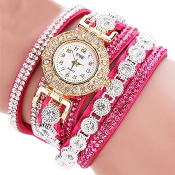 

Women Fashion Casual AnalogQuartz Women Rhinestone Watch Bracelet Watch Gift watch Montre bracelet dignity 8.10