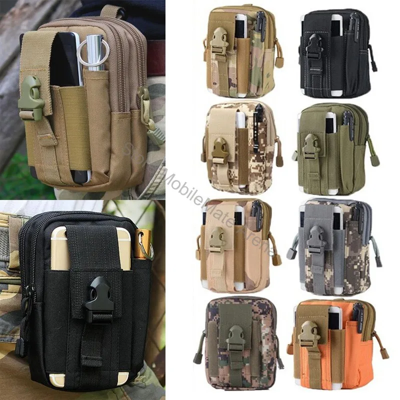 

For Iphone X 8 Plus 7/Lenovo K8 K6 Note/Lg V30 G6 Accessory Phone Case Cover Military Tactical Army Camo Belt Pouch Coque Fundas