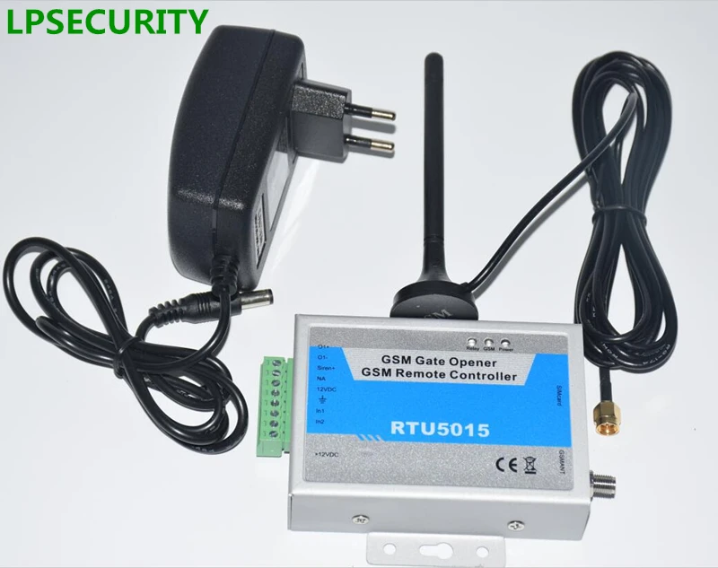 LPSECURITY с адаптером RTU5015 GSM Открыватель ворот оператор SMS дистанционным управлением