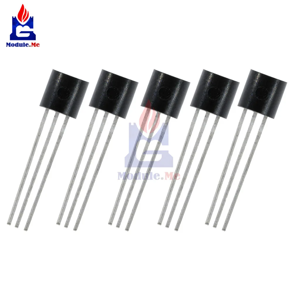 

5 PCS/lot DALLAS 18B20 DS18B20 TO-92 3 Pins Wire Digital Thermometer Temperature IC Sensor