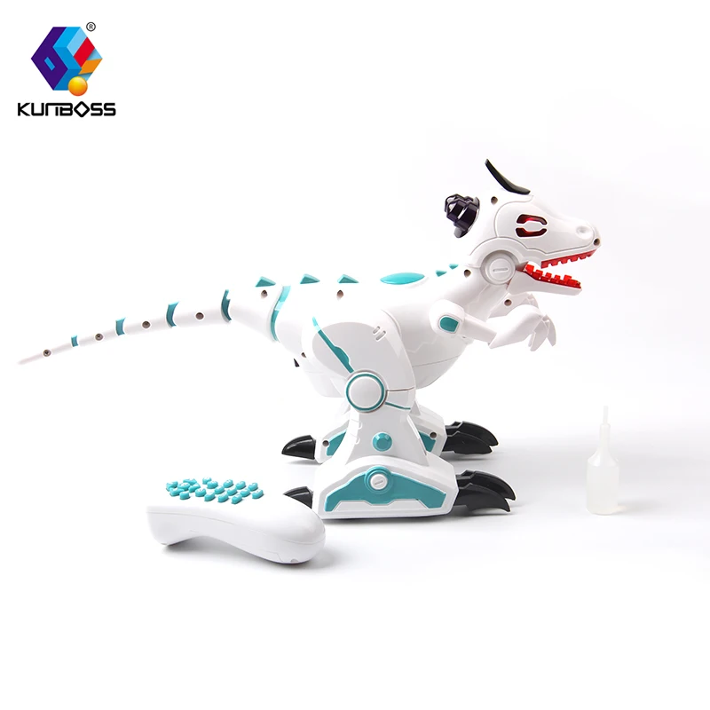 

2018 High-tech wireless remote control robot dinosaur interactive remote control robot toy singing dancing spraying