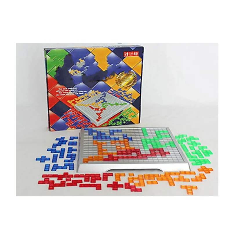 

Blokus Strategy Game Tetris 2 Player and 4 Player Version Family Board Game