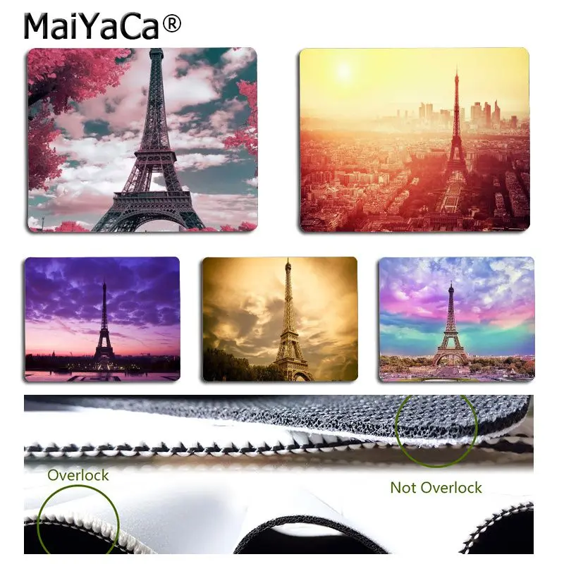 

MaiYaCa New Printed London Eiffel Tower small Gaming Mouse Pads desk mat Simple Design Speed Game Mouse Pads