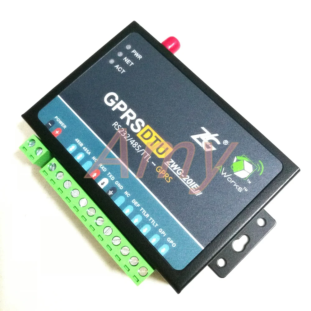 

ZWG-20IE three in one serial 232/485/TTL to GPRS DTU module