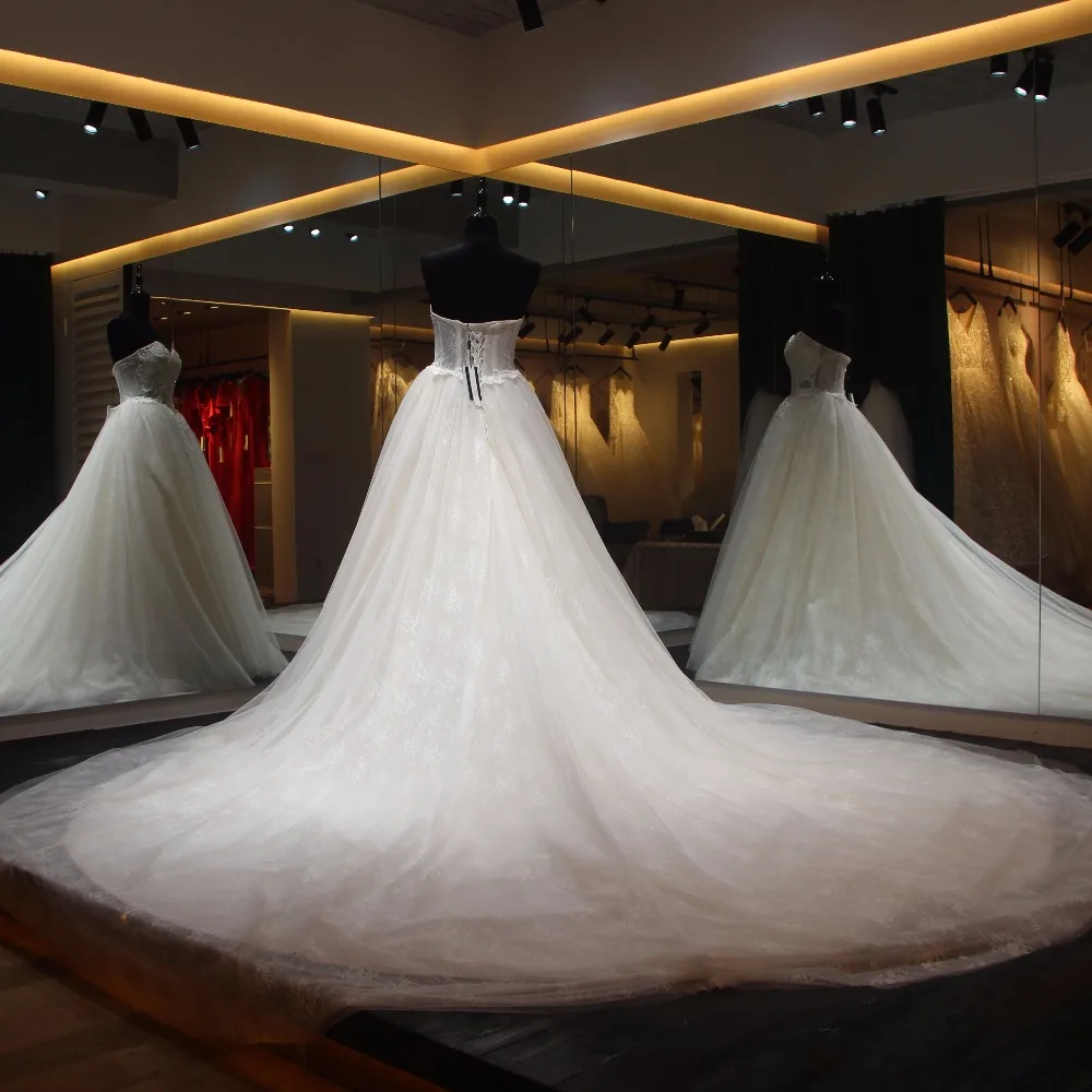 Платье de mariage, Простое Элегантное свадебное платье трапециевидной формы, милое платье-корсет, платья для невесты, часовня, шлейф, vestido longo