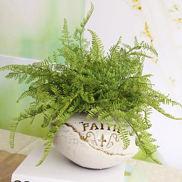 

New Beauty Fern Fake Plant Artificial Leave Home Party Office Decor Decoration Artificial Plants Bunches Drop Shipping