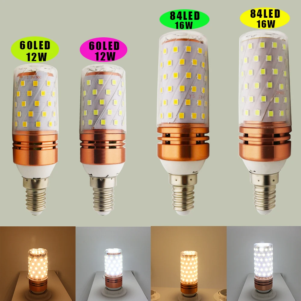 Горячая распродажа! XINYANSEE E14 Светодиодная лампа мощность 12 Вт 16 SMD2835 220 В