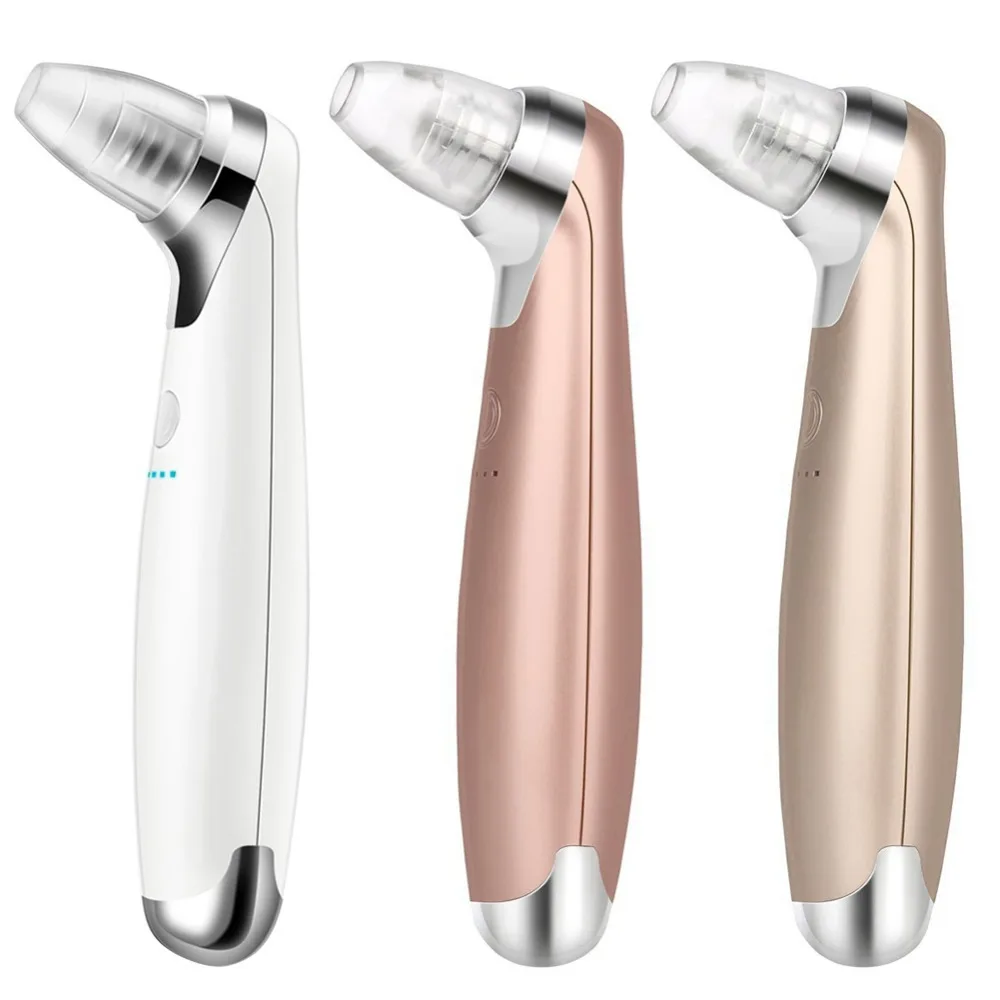 

Oversea 3 Colors Electric Pore Cleaner LED Light Skin Care Vacuum Blackhead Suction Removal Device US AU DE Oversea