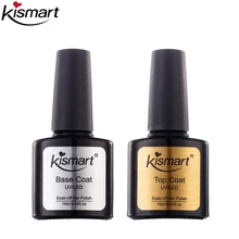 Базовый гель и верхнее покрытие 10 мл бренд Kismart замачиваемый УФ-гель для ногтей 290 модные цвета доступны для салонный гель для ногтей