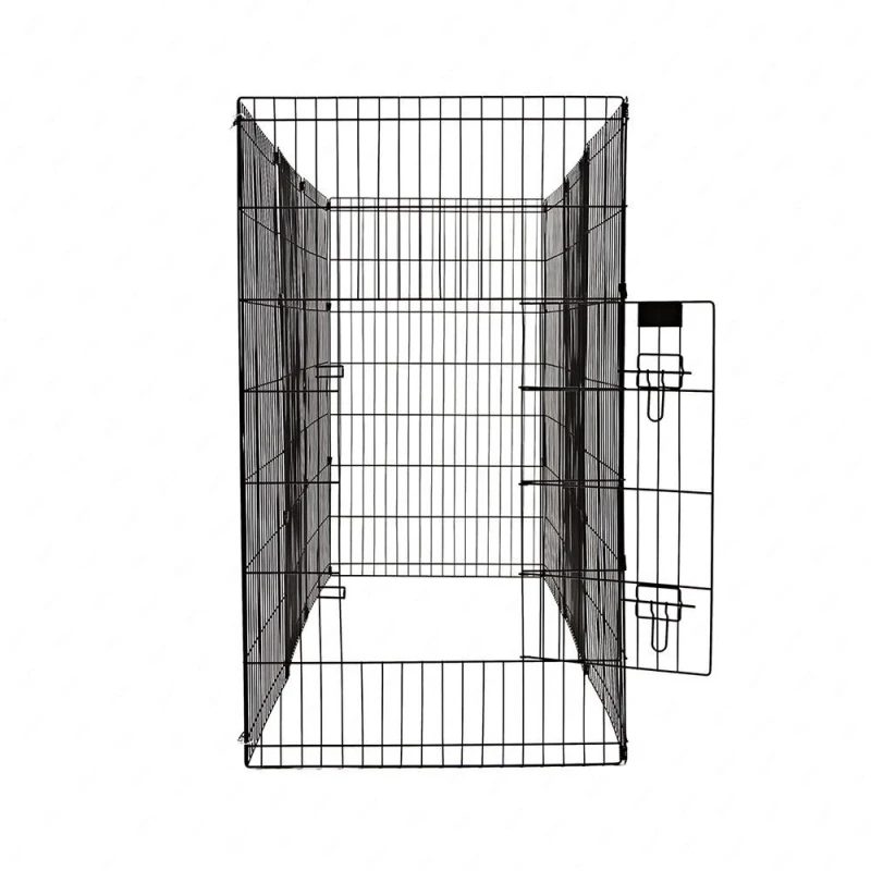 36-Tall-Wire-Fence-Pet-Dog-Cat-Folding-Exercise-Yard-8-Panel-Metal-Play-Pen-Black_5_800x800