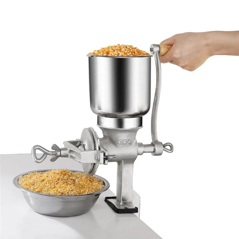 1Pcs Kitchen Tool Wheat Grain Nut Mill Cast Iron Manual Corn Grinder