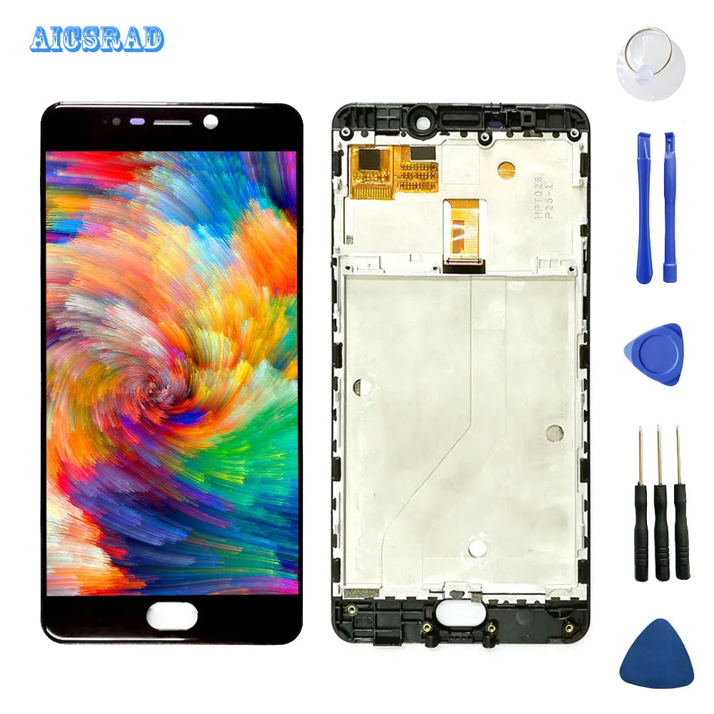 

AICSRAD For Elephone P8 2017 LCD display and Touch Screen Assembly perfect repair part p 8 Good quality+Tools