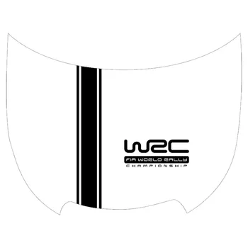 

Customization WRC Stripe Car Covers Vinyl Racing Sports Decal Head car sticker for ford focus VW cruze renault accessories
