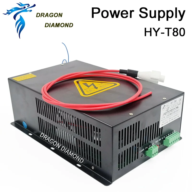 80W Laser Power Supply for laser tube CO2 Laser Power Supply for CO2 Laser Engraving Cutting Machine HY-T80
