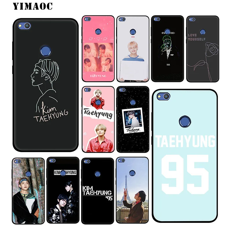 

YIMAOC Bangtan Boys Taehyung Soft Case For Huawei Honor 10 8X 8 8C 6A 7A 7X 7C Lite Pro Y9 Y7 Y6 Prime 2018 2017 Note 10