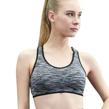 Сексуальный пуш ап Женский мягкий без косточек бесшовный спортивный бюстгальтер удобные топы съемные подушечки Бюстгальтер для бега снаряжение для путешествий