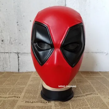 

X-Men Deadpool Cosplay Mask 1:1 (LIFE SIZE) Wade Winston Wilson Helmet Resin Action Figure Collectible Model Toy D578