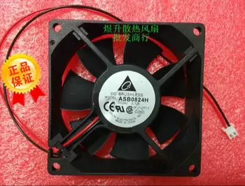 

The original delta 80*80*25 ASB0824H DC24V 0.12A 8CM 2 line mute fan inverter