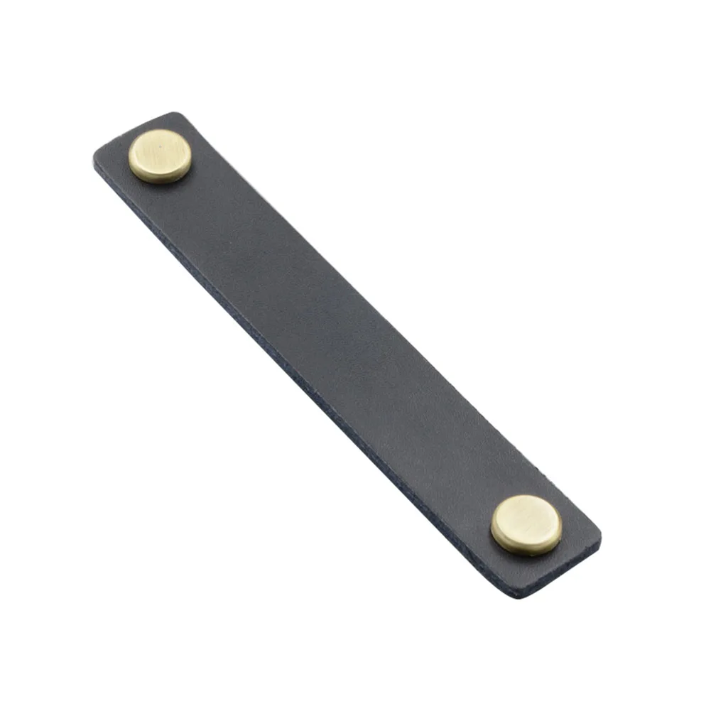 

PU Leather With Screws Cupboard Furniture Soft Hardware DIY Dresser Drawer Pulls Door Knobs Craft Cabinet Handle Handle Home