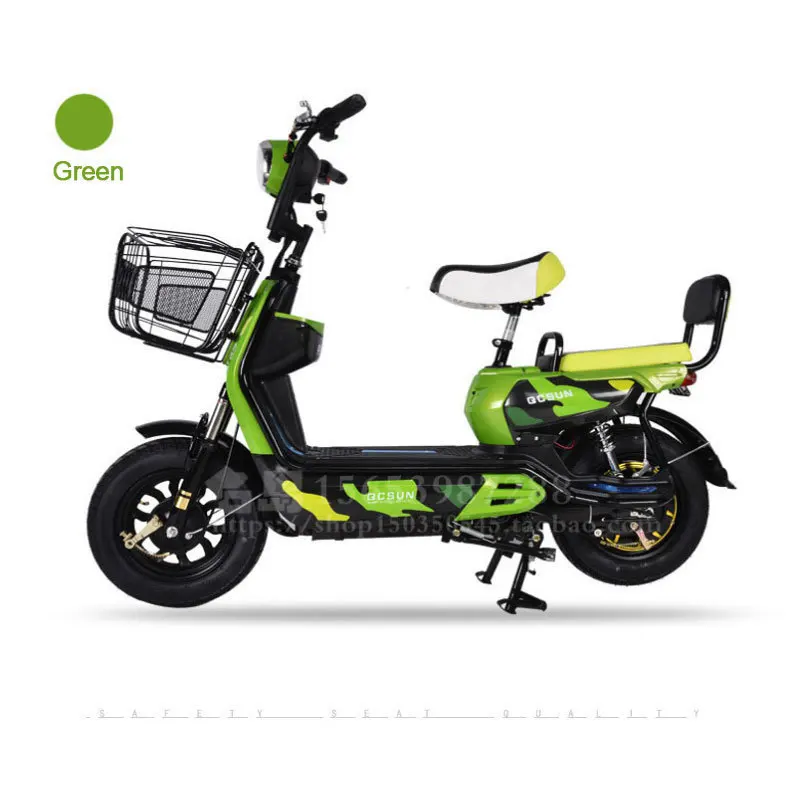 Perfect Electric Power Bicycle Mini Electric Power Motorcycle 48v A Storage Battery Car Adult Two Round Electric Vehicle T60 15