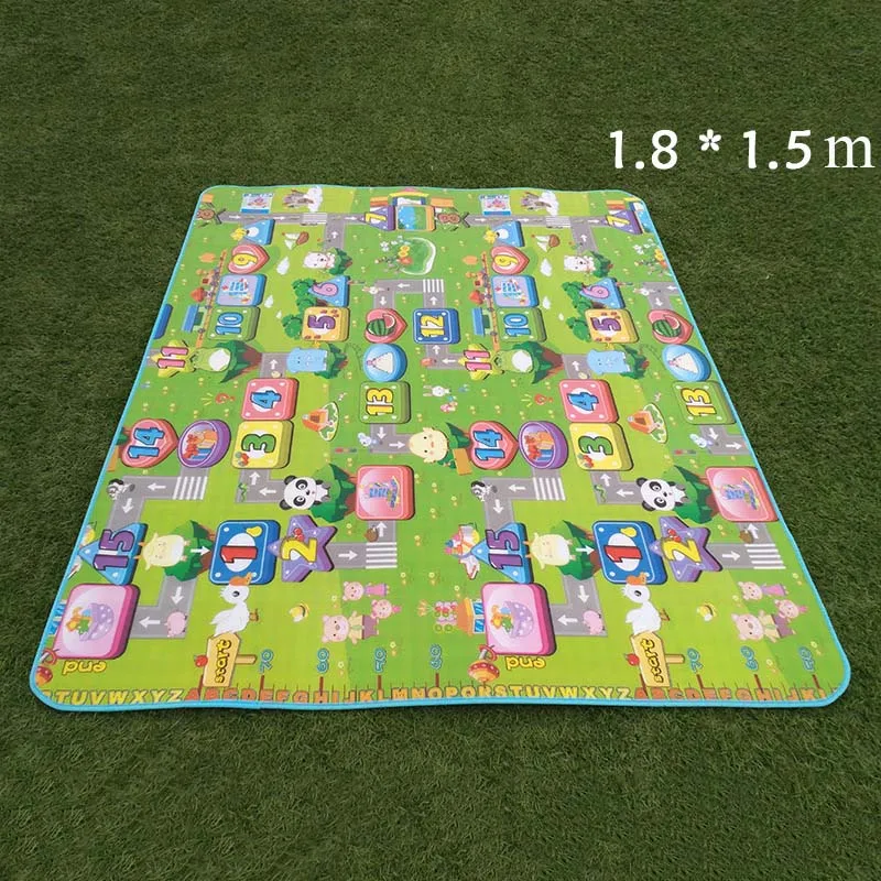 0.5CM 1CM Baby Play Reversible Crawling Mat Foam Puzzles Carpet Kids Rug Animal Developing Pad for Children Soft Floor Game Toys
