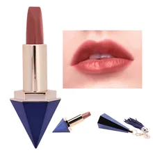 Ромб натуральный Макияж Губная помада длительное увлажнение блеск для губ для женщин Косметика Губная помада для губ
