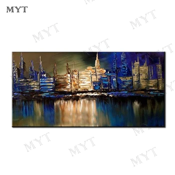 

MYT Unframed 1 Panel Handpainted Ballet Dancer Abstract Modern Wall Art Picture Home Decor Oil Painting On Canvas For Bedroom
