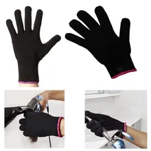 Черный 1 шт. 240*145 мм термостойкие перчатки для укладки волос Блокировка завивки Стайлинг ручная защита и уход за кожей перчатки инструмент