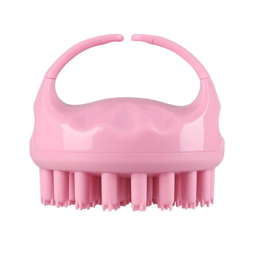 

1PCS Spa Slimming Massage Brush Silicone Head Body Shampoo Scalp Massage Brush Comb Hair Washing Comb Shower Bath Brush