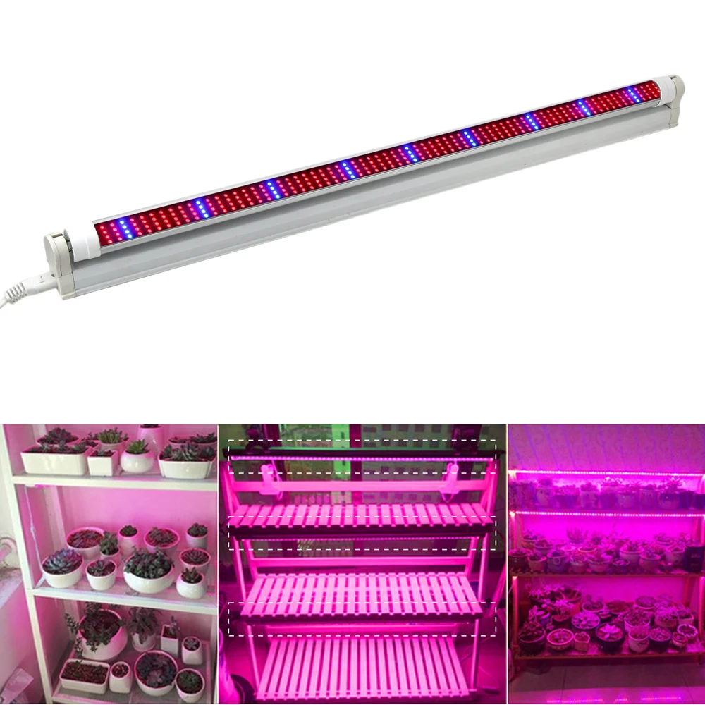 

5pcs 30W 0.6m LED Grow Bar light 85V-275V 660nm Red 450nm Blue For Flower Plant Growth lamp Hydroponics System Aquarium lighting