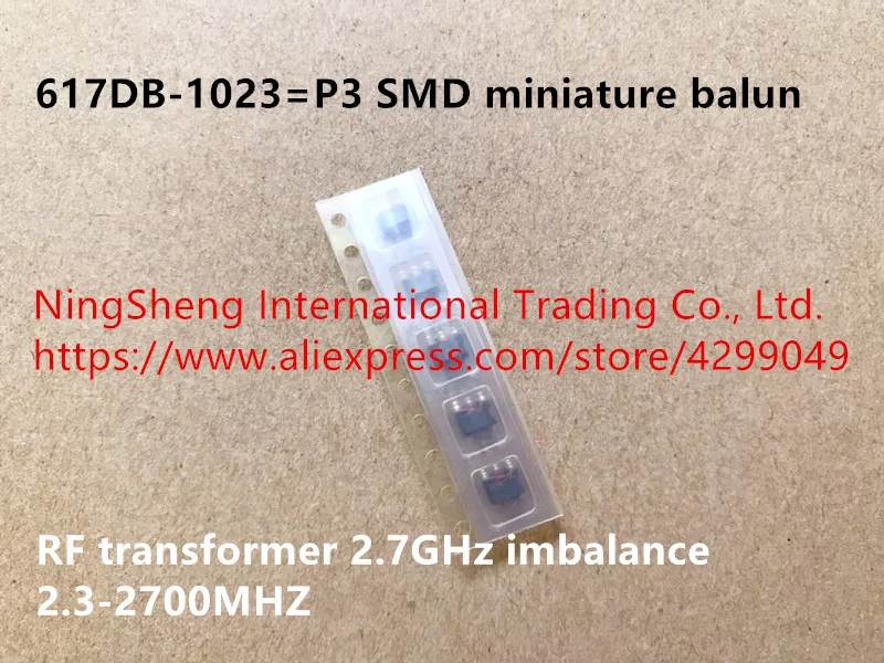 Оригинальный новый 100% 617DB-1023 = P3 SMD миниатюрный балун радиочастотный