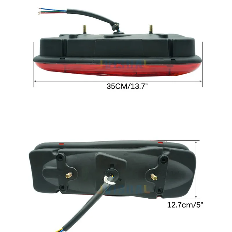 1 шт 12V/24V 46 светодиоды Водонепроницаемый хвост светильник грузовой автомобиль с