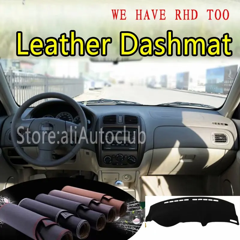 Кожаный коврик для приборной панели Mazda Family 323 Protege 1998 1999 2000 2002 2003 индивидуальный