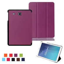 Capa tablet para samsung galaxy tab e 9.6 caso funda tablet capa para samsung galaxy tab e t560 SM-T560 caso + filme stylus(China)