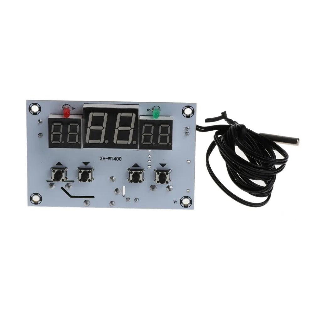

DC 12V Digital Thermostat Temperature Controller Switch With NTC Sensor Probe Temperatural Instruments