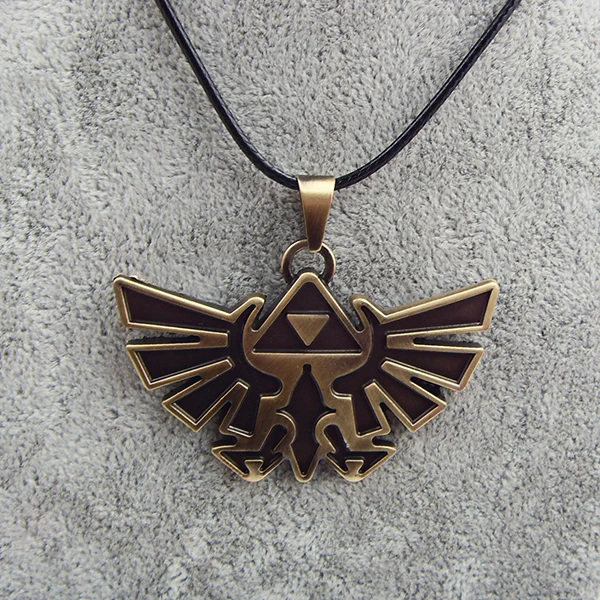 Горячий онлайн игры Легенда о Зельде Hylian Королевский Crest трифорс из серебра Цвет