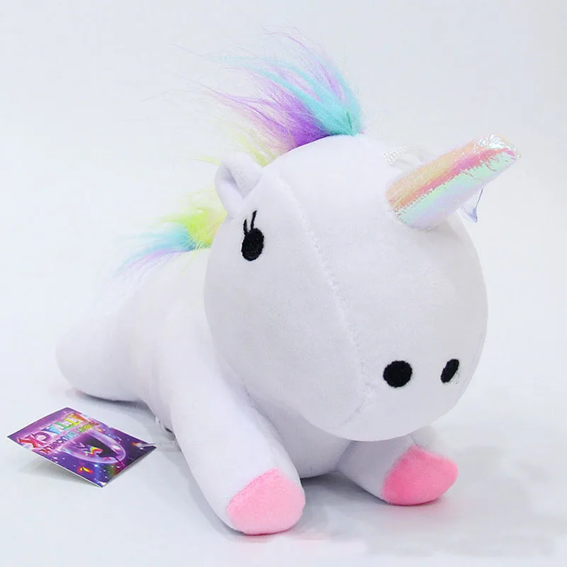 Cartoon Unicorn Stuffed Doll Small Cute Plush Doll Pillow Rainbow Birthday Gift Doll (9)