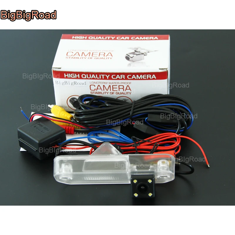 

BigBigRoad Car Rear View Reversing Backup Camera with power relay / Filter For Hyundai Sonata EF MK4 Facelift 2001 2003 - 2005
