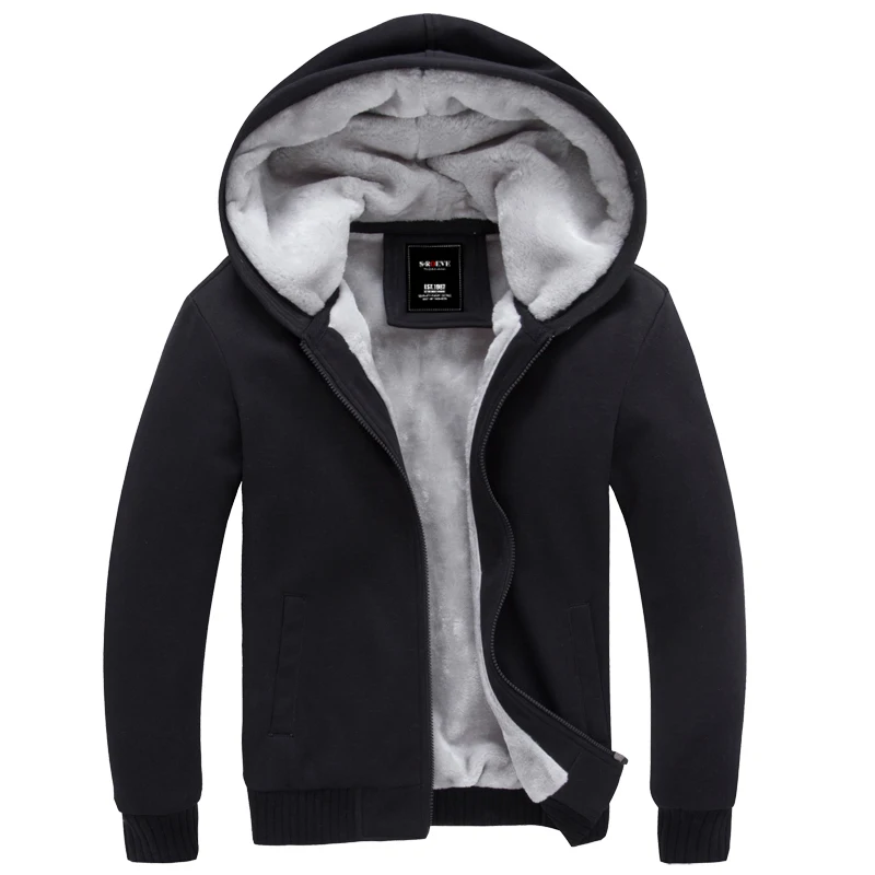 2017 autumn winter Skateboards Zipper Hoodie Men Autumn Winter Hip Hop skate hoodies Streetwear