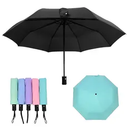 Новый ветра складной автоматический зонт дождя Для женщин авто люкс большой Ветрозащитный зонты, дождь для Для мужчин Для женщин покрытие