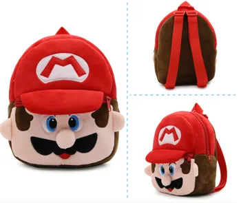 

Super Mario Plush Backpack Cartoon Bags Stuffed Fluffy Dolls Backpacks Kids Child Unisex New Gifts