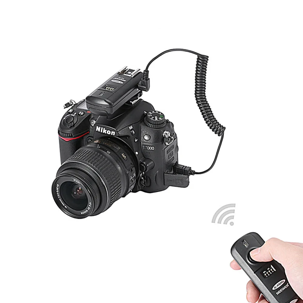 Neewer 750II i-ttl Вспышка Комплект Speedlite для цифровых зеркальных фотокамер Nikon Камера, включает в себя: 2 Neewer 750II флэш-памяти+ 2,4G Беспроводной триггер+ N1/N3 кабели