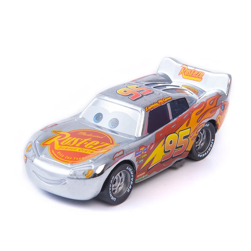 Disney машинок пиксара и с рисунками из мультфильма «Тачки 2 3 No.19 гоночный автомобиль Lightning McQueen Джексон Storm Крус Mater 1:55 Diecast металлического сплава Модель автомобиля игрушки подарки - Цвет: McQueen 8.0