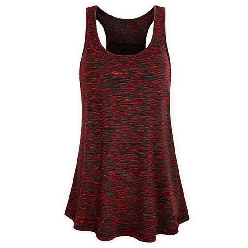 

LOOZYKIT Women Running Vest Shirts Solid Fitness Sport Tanks Tops Loose Straps Sweat Top Gym Shirts Summer Sportswear New