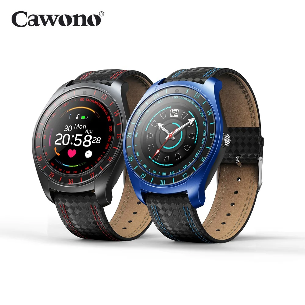 

Cawono V10 Smart Watch Heart Rate Monitor Pedometer Clock Support GSM SIM TF Card Camera Touch Screen Smartwatch pk A1 DZ09 Y1