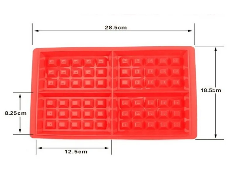 Силиконовые вафли форма для выпечки пирожных плесень Пособия по кулинарии инструменты кухонные принадлежности, аксессуары