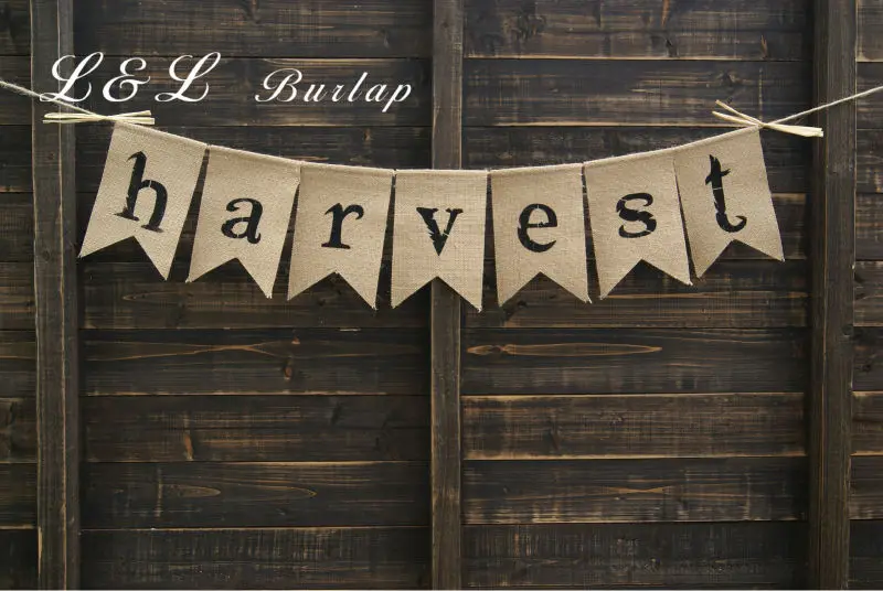 Burlap Harvest Bunting Autumn Banner Thanksgiving Bunting Fall Wedding Decor Autumn Wedding Bunting In Flags Banners Accessories From Home Garden Burlap Harvest Bunting Autumn Banner Thanksgiving Bunting Fall Wedding Decor Autumn Wedding Bunting In Flags Banners Accessories From Home Garden